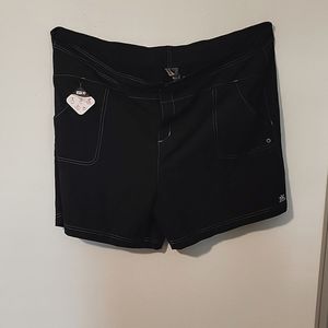 ZeroXposur Black Swim Shorts
